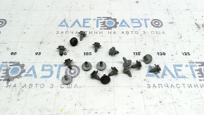 Hardware for the front right fender of BMW 5 G30 17-23, incomplete