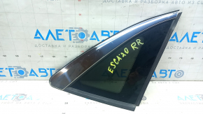 Rear right window, blind glass, Ford Escape MK4 20-26, chrome + matte black, torn seal