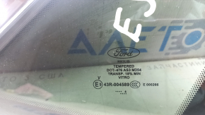 Rear right window, blind glass, Ford Escape MK4 20-26, chrome + matte black, torn seal