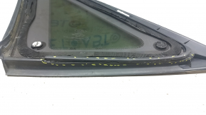 Rear right window, blind glass, Ford Escape MK4 20-26, chrome + matte black, torn seal