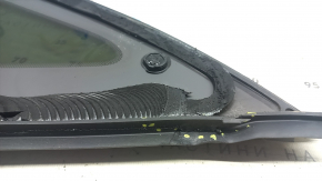 Rear left window, blind glass, Ford Escape MK4 20-26, chrome + matte black, torn seal