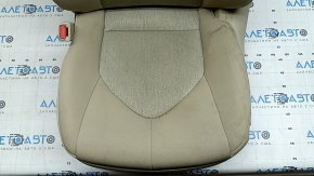 Driver's seat for Toyota Camry v70 20-24 with airbag, electric, heated, beige fabric, gray insert, gray stitching, dry cleanable, scratch, abrasion, rust on the frame
