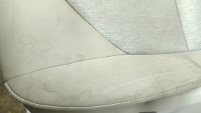 Driver's seat for Toyota Camry v70 20-24 with airbag, electric, heated, beige fabric, gray insert, gray stitching, dry cleanable, scratch, abrasion, rust on the frame