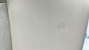 Rear seat cushion for Toyota Camry v70 20-24, beige fabric, gray insert, gray stitching, dry cleanable, creases, abrasions