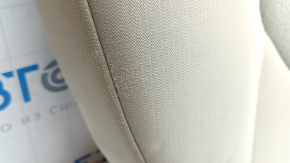 Rear seat cushion for Toyota Camry v70 20-24, beige fabric, gray insert, gray stitching, dry cleanable, creases, abrasions