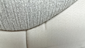 Rear seat cushion for Toyota Camry v70 20-24, beige fabric, gray insert, gray stitching, dry cleanable, creases, abrasions