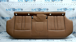 Rear seat cushion BMW 5 G30 17-23 Dakota leather, light brown lcro cognac, Sport line