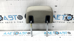 Headrest 2 row central BMW X3 G01 18-21 leather, beige OYSTER, with black lining