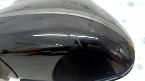 Left side mirror assembly BMW X3 G01 18-22 5 pins, turn signal, auto-dimming, black, scratches