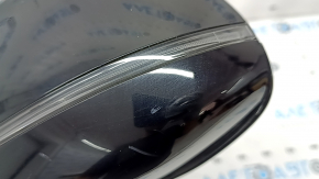 Left side mirror assembly BMW X3 G01 18-22 5 pins, turn signal, auto-dimming, black, scratches