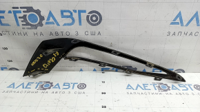 Left fog light frame BMW 5 G30 17-20, gloss black, broken mount, cracked