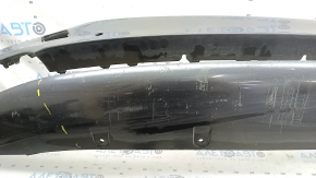 Bare front bumper BMW 5 G30 17-20 for parking sensors and PMA, without towing hook plug, graphite, scratches
