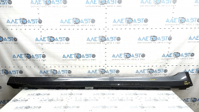 Left threshold BMW 5 G30 17-23 graphite, worn, chips