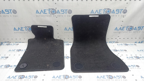 Set of floor mats, fabric, BMW 5 G30 17-23, black, for cleaning