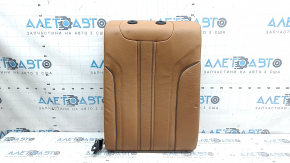 Right rear seat backrest BMW 5 G30 17-23 Dakota leather, light brown lcro cognac, Sport line, dry cleanable