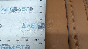 Right rear seat backrest BMW 5 G30 17-23 Dakota leather, light brown lcro cognac, Sport line, dry cleanable