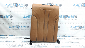 Rear seat backrest left BMW 5 G30 17-23 Dakota leather, light brown lcro cognac, Sport line
