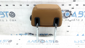 Headrest 2nd row central BMW 5 G30 17-23 Dakota leather, light brown lcri cognac, dry cleanable