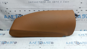 Rear seat side panel left BMW 5 G30 17-23 Dakota leather, light brown lcri cognac, dry cleanable