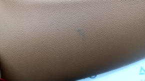 Rear seat side panel left BMW 5 G30 17-23 Dakota leather, light brown lcri cognac, dry cleanable