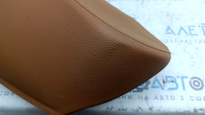 Rear seat side panel left BMW 5 G30 17-23 Dakota leather, light brown lcri cognac, dry cleanable