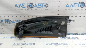 Right rear seat side panel BMW 5 G30 17-23 Dakota leather, light brown lcri cognac