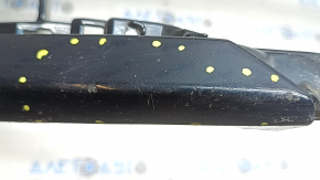 Front bare bumper Toyota Camry v70 21-24 LE/XLE without parking sensors, blue 221, worn, bumps, scratches, sand