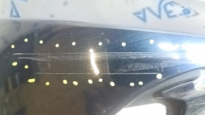 Front bare bumper Toyota Camry v70 21-24 LE/XLE without parking sensors, blue 221, worn, bumps, scratches, sand
