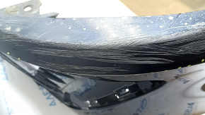 Front bare bumper Toyota Camry v70 21-24 LE/XLE without parking sensors, blue 221, worn, bumps, scratches, sand