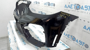 Bare front bumper BMW X3 G01 18-21 for parking sensors, without camera, black, bumps, scratches