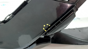 Bare front bumper BMW X3 G01 18-21 for parking sensors, without camera, black, bumps, scratches