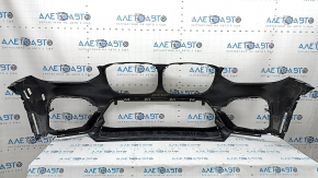 Bare front bumper BMW X3 G01 18-21 for parking sensors, without camera, black, bumps, scratches
