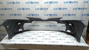 Front bare bumper Toyota Camry v70 21-24 LE/XLE without parking sensors, blue 221, worn, bumps, scratches, sand