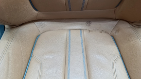 Passenger seat BMW 5 G30 17-20 with airbag, electric, Dakota leather, light brown lcro cognac, Sport, with headrest, dry-cleanable