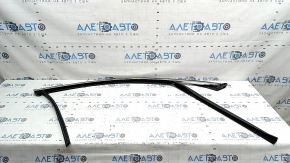 Upper front right door molding with glass seal BMW 5 G30 17-23 chrome