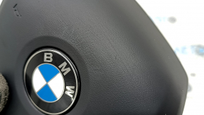 Airbag in the steering wheel, driver's side, BMW X3 G01 18-24, black, type 1, scratches