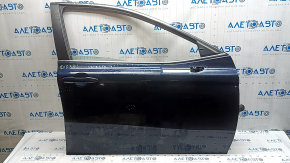 Front right door assembly Toyota Camry v70 18-24 keyless, blue 221, dents on chrome, scratches, missing seal fragment