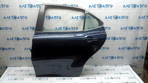 Rear left door assembly Toyota Camry v70 18-24 blue 221, scratch, bump on chrome, scratch on chrome
