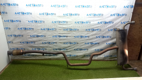 Exhaust pipe with barrel Ford Escape MK4 20-26 1.5T FWD with throttle, catalytic converter, rusty