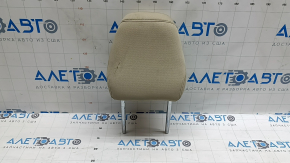 Front left headrest Toyota Camry v70 21-21 beige fabric, gray stitching, for cleaning