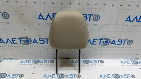 Front left headrest Toyota Camry v70 21-21 beige fabric, gray stitching, for cleaning