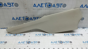 Left side center console trim for Toyota Camry v70 18-24, beige, scratched, worn, dented
