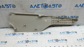 Left side center console trim for Toyota Camry v70 18-24, beige, scratched, worn, dented