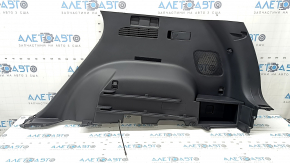 Right arch trim Hyundai Tucson 22-26 black 1.6T HEV, PHEV, for subwoofer, with hooks, trim and handle, broken trim mount, scratches