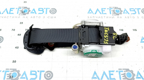 Rear left seat belt with squib for Hyundai Tucson 25-26, black