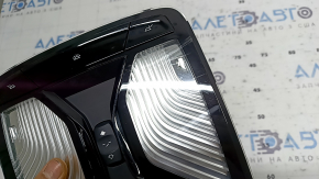 Front light for BMW 5 G30 17-23, black, under sunroof, two parts, scratches