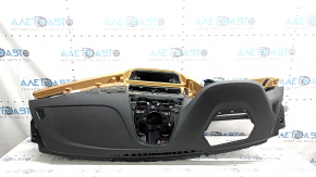 Torpedo front panel with AIRBAG BMW 5 G30 17-20 black with light brown, for projection