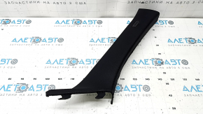 Upper right front pillar trim BMW X3 G01 18-24 black, with plug, scratches