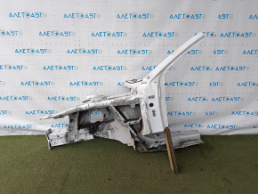 Front left quarter of Audi A5 F5 18-25 5D sawed off, white, without threshold