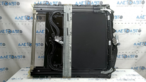 Sunroof assembly BMW 5 G30 17-23 black curtain, scratches on glass